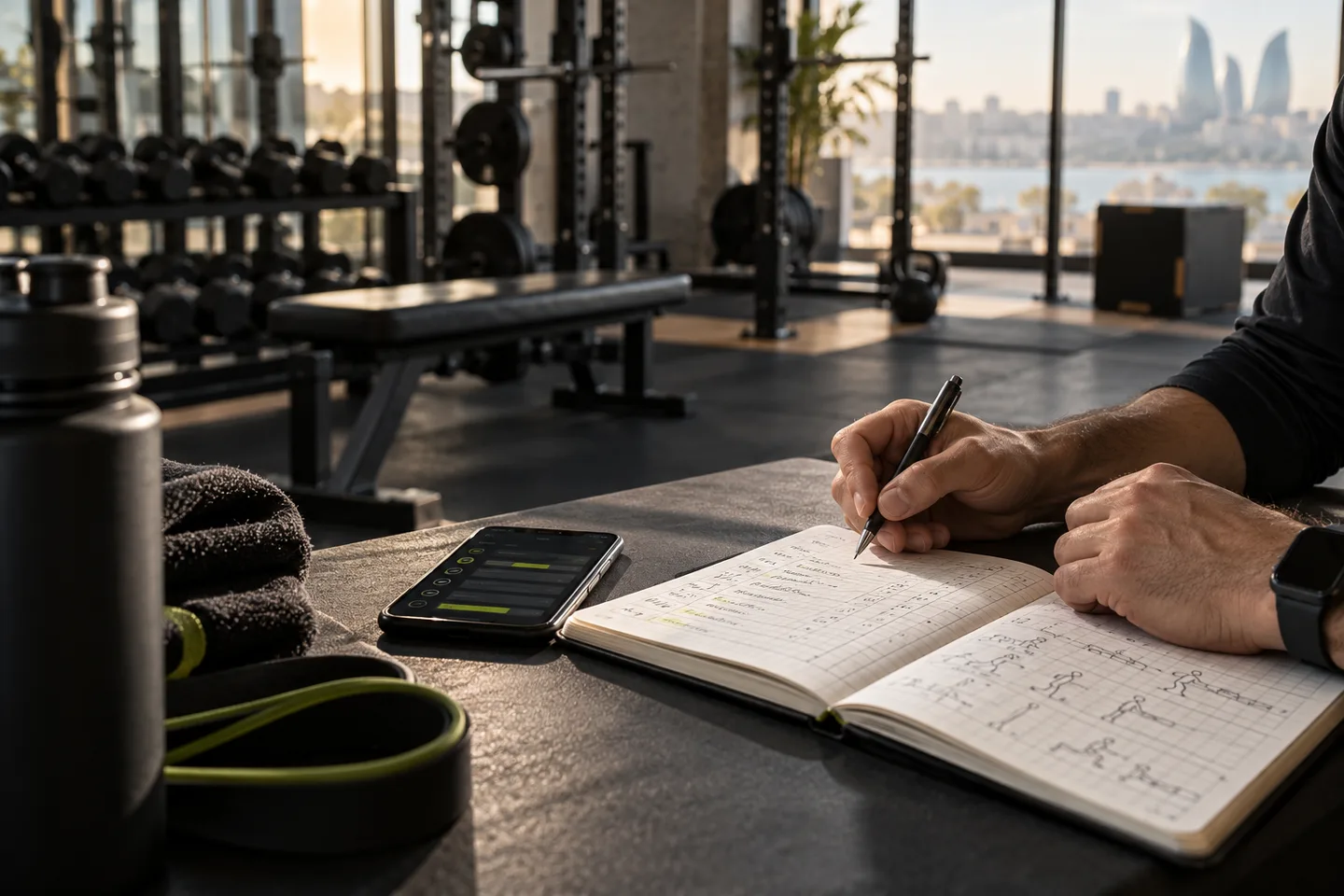Illustration of training plan review